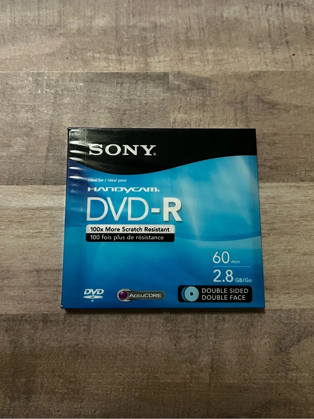 Sony Handycam DVD-R 60m 2.8 GB Doube Sided Disc NEW SEALED